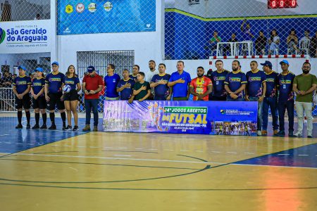 Prefeitura de São Geraldo do Araguaia realiza o 14º Jogos Abertos de Futsal, maior evento da modalidade no Norte do Pará
